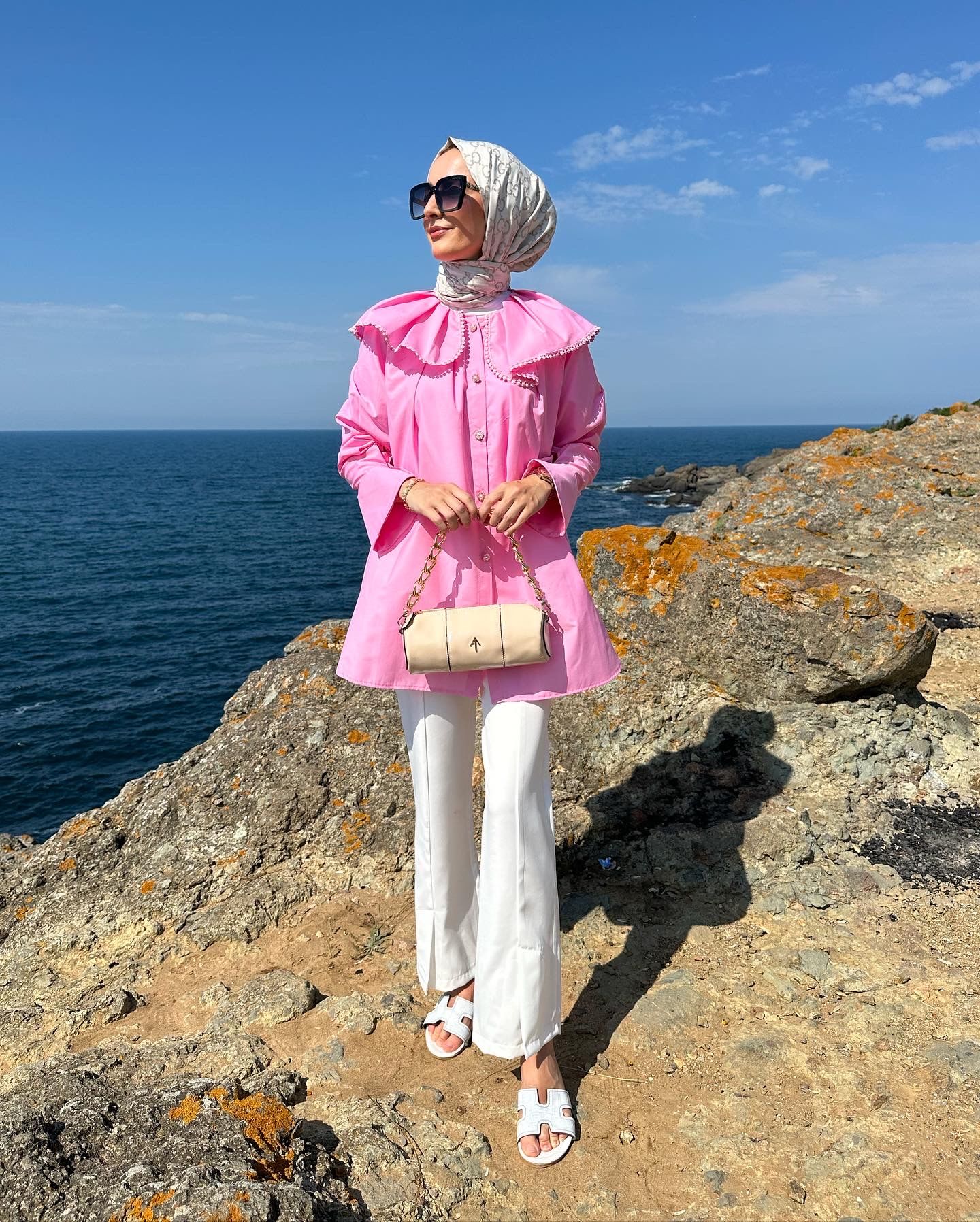 Stiela Gömlek Pembe