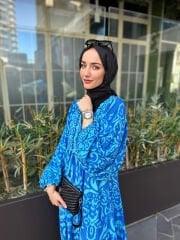 Hawaii Elbise Turkuaz